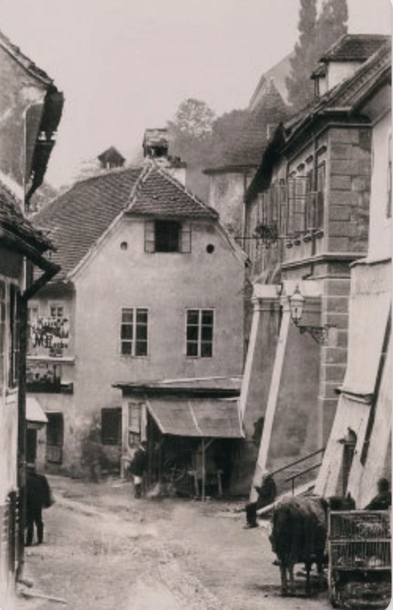 Ulica Pod zidom 1915. godine